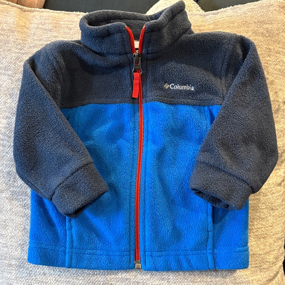Columbia Kids Blue and Navy Fleece Jacket